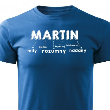 Pánské tričko Martin - modré