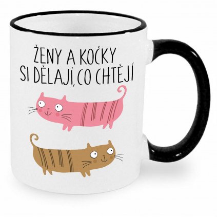 Hrnek - Ženy a kočky