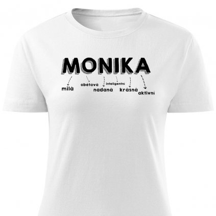 Dámské tričko Monika - bílé