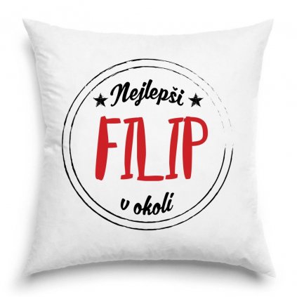 Polštář Nejlepší Filip v okolí