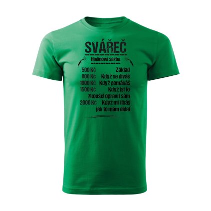 Svarec sazba panske tricko zelene