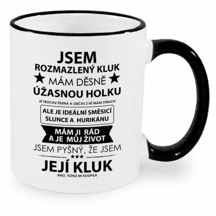 Hrnek Jsem rozmazlený kluk