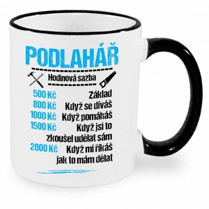 Hrnek Podlahář - sazba