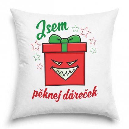 Jsem pěknej dáreček - zlobivý polštář