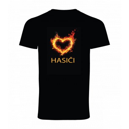 Dětské tričko Hasiči - Hořící srdce