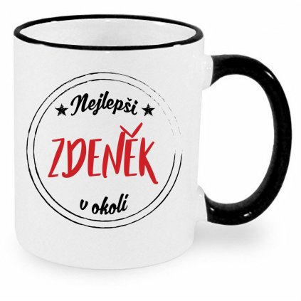 Hrnek - Nejlepší Zdeněk v okolí - černý