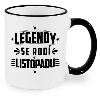 Hrnek Legendy se rodí v listopadu