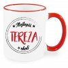Hrnek Nejlepší Tereza v okolí červený