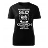 Dámské tričko Nesnáším být sexy ale jsem KOZOROH