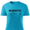 Dámkské tričko Markéta tyrkysové