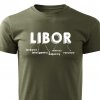 Pánské tričko Libor jméno vojenské