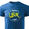 Pánské tričko Nejlepší Libor v okolí modré