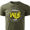Pánské tričko Nejlepší Jakub v okolí vojenské