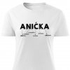 Dámské tričko Anička bílé