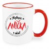 Hrnek Nejlepší Anička v okolí červený