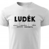 Pánské tričko Luděk bílé