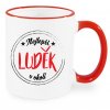 Hrnek Nejlepší Luděk v okolí červený