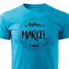 Pánské tričko Nejlepší Marcel v okolí tyrkysové