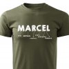 Pánské tričko Marcel vojenské