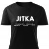 Dámské tričko Jitka černé