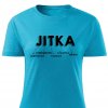 Dámské tričko Jitka tyrkysové