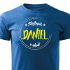 Pánské tričko Nejlepší Daniel v okolí modré