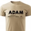 Pánské tričko Adam pískové