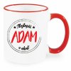 Hrnek Nejlepší Adam v okolí červený