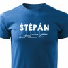 Pánské tričko Štěpán modré