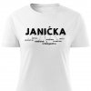 Dámské tričko Janička bílé