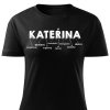 Dámské tričko Kateřina černá