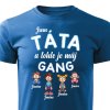Pánské tričko Tátův gang modré