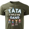 Pánské tričko Tátův gang vojenské