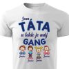 Pánské tričko Tátův gang bílé