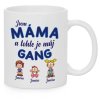 Hrnek Mámy gang bílý