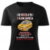 Dámské tričko Jsem taxikářka černé
