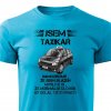 Pánské tričko Jsem taxikář tyrkysové