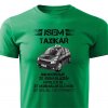 Pánské tričko Jsem taxikář zelené