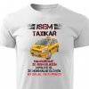Pánské tričko Jsem taxikář bílé