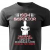 Pánské tričko Jsem inspektor černé