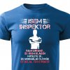 Pánské tričko Jsem inspektor modré