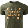 Pánské tričko Veselé Vánoce vojenské
