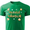 Pánské tričko Veselé Vánoce zelené