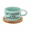 Hrnek makronka Být nasraná je moje superschopnost mátový