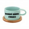 Hrnek makronka Dobré ráno, čůráci mátový