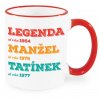 Hrnek Legenda,manžel,tatinek červený