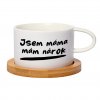 Hrnek makronka Jsem máma, mám nárok bílý