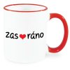 Hrnek Zasráno červený