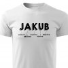 Pánské tričko Jakub bílé