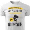 Pánské tričko Myšlenkami jsem na rybách - bílé
